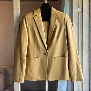 Vince Fitted Leather Jacket